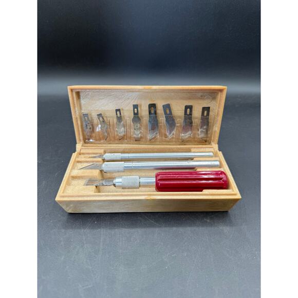 Vintage X-Acto Knife Set – Precision Cutting Kit with Blades & Handles - Picture 1 of 9
